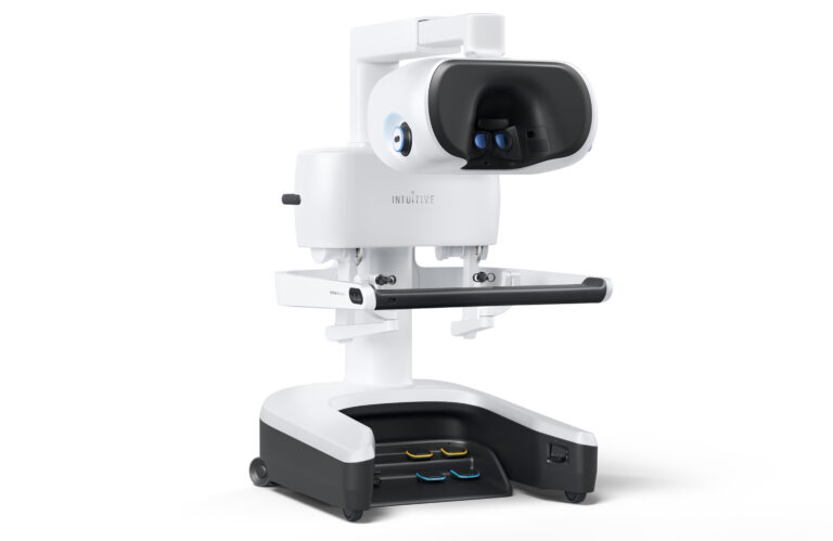 The Intuitive Surgical da Vinci 5’s surgeon console.