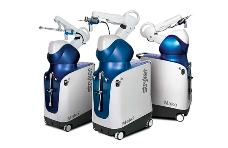 The Mako robotic-assisted surgery system.